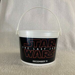Star Wars The Last Jedi December 15 2017 Popcorn Movie Theater Bucket